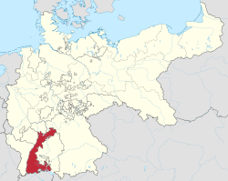دوک‌نشین بزرگ بادن در امپراتوری آلمان