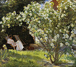 Rozen (Marie in de tuin, lezend), 1893
