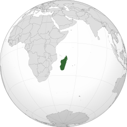 Madagascar - Localizzazione