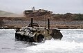 BTR-80 coming ashore (1994)