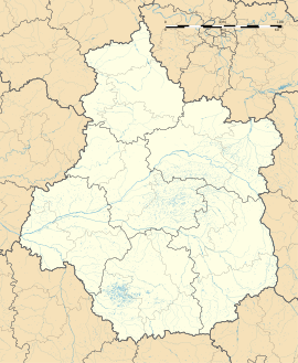 Pruniers is located in Centre-Val de Loire
