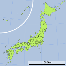 松島の位置（日本内）