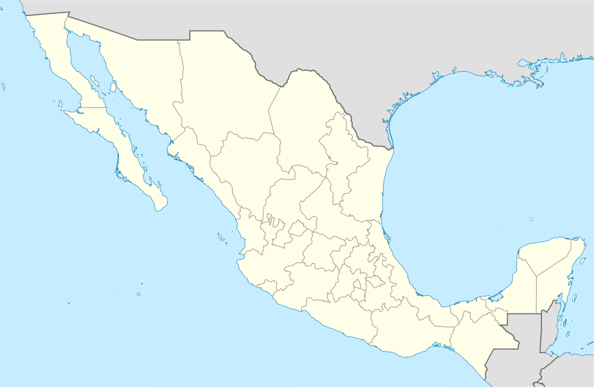 Primera División de México Apertura 2007 is located in Mexico