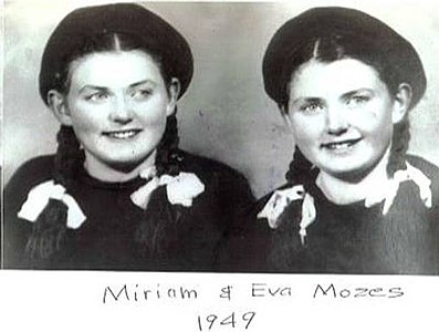 Miriam i Eva Mozes, bessones sotmeses als experiments de Josef Mengele