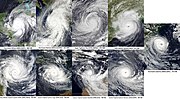 Thumbnail for List of the most intense tropical cyclones