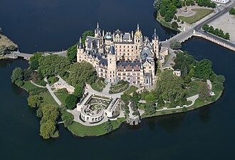Schwerin Castle, Germany: 1845–1857