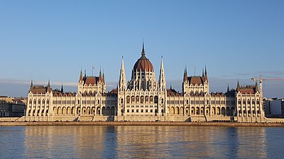 Hungarian Parliament Building, Budapest, Hungary: 1885–1904