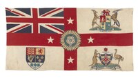 A surviving Empire flag from a Royal Museums Greenwich collection