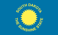 Прапор Південної Дакоти, 1909-1963