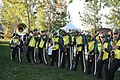 The 2008 Green Garter Band tailgating before the start of a football game at Autzen Stadium in Eugene, OR.