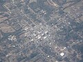 Aerial photograph of downtown LaFayette (note courthouse at center of photograph)