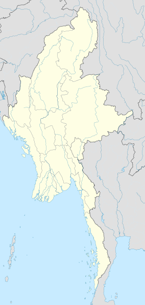 Map showing the location of Htamanthi Wildlife Sanctuary