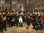 Napoleon bids farewell to his Guard (1824)