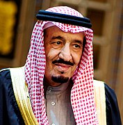 Salmane Al Saoud, rei d'Arabia Saudita.