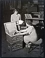 Boxing books for the Lending Library, Mitchell Building, 1943
