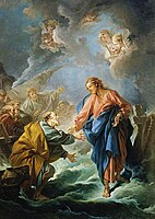 Saint Peter Attempting to Walk on Water, by François Boucher, 1766
