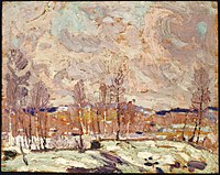 Spring Flood, Spring 1917. McMichael Canadian Art Collection, Kleinburg