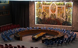 Vergaderzaal van de VN-Veiligheidsraad
