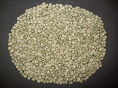 Unroasted coffee(COFFEA ARABICA) beans