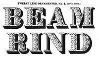 A geometric ornamented typeface