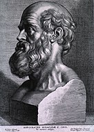 Hippocrates (c. 460–370 BCE). Known as the "father of medicine".