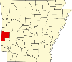 Koartn vo Polk County innahoib vo Arkansas
