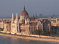 Budapest, Parliament Building from the Buda Castle