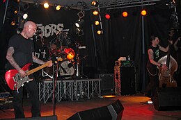 The Meteors performing in Pordenone, Italy in 2006