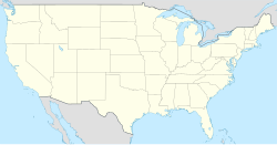 Ligging van Vryheidstandbeeld op 'n kaart (Verenigde State)