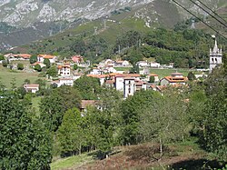 View of the village of Alles.