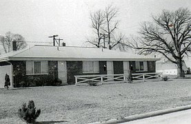 Traditional ranch-style house in Toledo, Ohio, in about 1965