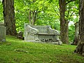 Morse bench in Fort Hill Cemetery