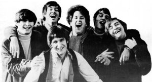 The Turtles in 1967 (left to right): Al Nichol, Chip Douglas, Johnny Barbata, Mark Volman, Jim Tucker, Howard Kaylan