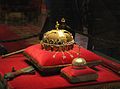 The Hungarian Crown of Saint Stephen.
