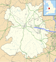 Donnington is located in Shropshire
