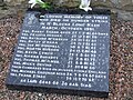 New Republican Plot. Plaque dedicated to the ten men who died on Hunger Strike in the H Blocks of Long Kesh in 1981