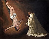 An apparition of the Apostle Peter to Saint Peter Nolasco, by Francisco Zurbarán, 1629