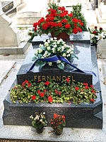 Grave monument of Fernandel
