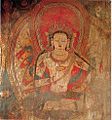 菩薩像　伽藍内部の壁画　11世紀前半（1040年代？）　タボ僧院　インド、ヒマーチャル・プラデーシュ州
