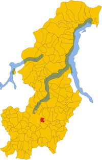 Locatie van Lipomo in Como (CO)