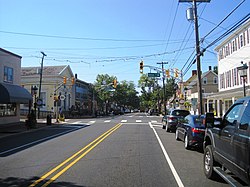Downtown Medford at County Road 541 and Union Street, August 2016