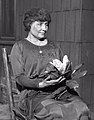 Author, political activist, and lecturer Helen Keller (AB, 1904, Radcliffe College)