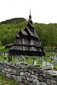 Borgund stave church in Lærdal, Sogn og Fjordane country, Norway