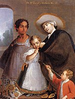 Pintura de Castas, "From Spaniard and Mulatta, Morisca", oil on canvas, Private collection