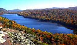 Lake of the Clouds in Porcupine Mountains Wilderness State Park