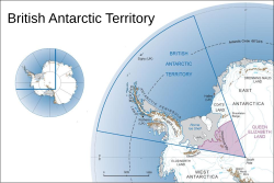 Ligging van die Brits-Antarktiese Gebied