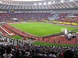 A Luzsnyiki Stadion, a 2008-as döntő helyszíne