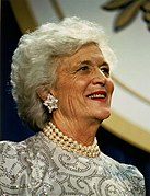 41st First Lady of the United States Barbara Bush