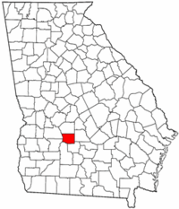 喬治亞州克里斯普縣地圖