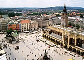 Marketplace: Main Market Square, Kraków, Poland: Europe's largest medieval town square